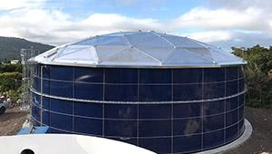 Glas- zu-Stahl-Tank für Glas-ausgekleidetes Wasserlagerprojekt in Australien 4