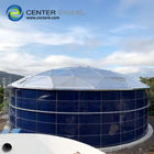 Biogasspeicher aus Glas, geschmolzen in Stahl, korrosionsbeständig