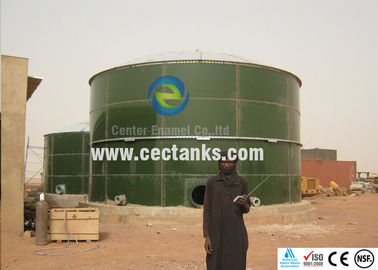 Stahlanaerober Reaktor mit PVC-Membran, Biogasspeicher für die Wasseraufbereitung