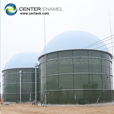 Entfernbarer dehnbarer weggelaufener Stahlbiogas-Sammelbehälter für Biogas-Projekte