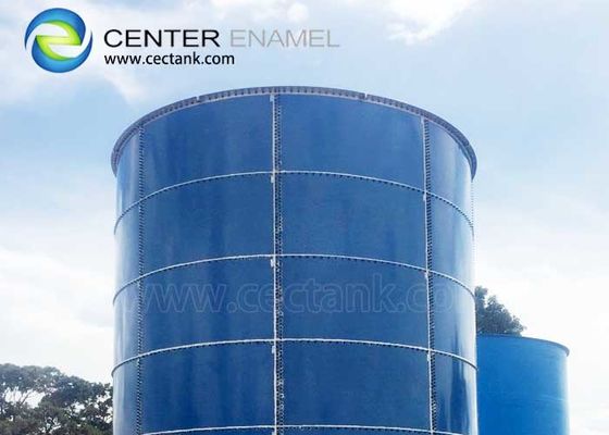 Glas zu Stahl geschmolzen Industriewasserbehälter mit AWWA D103-09 OSHA