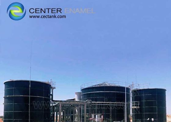 Schraubstahl-Tankreaktoren (CSTR) für industrielle Biogasanlagen und Kläranlagen WWTP