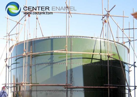 Glas zu Stahl geschmolzen Kontinuierlich gemischt Tankreaktoren CSTR für industrielle Biogasanlagen