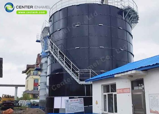 Glas zu Stahl geschmolzener anaerober Digester Tank für Biogasprojekt