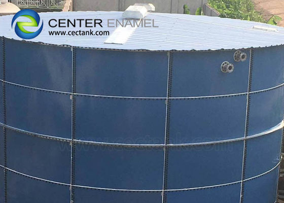 Glasverkleidete Biogasanlagen aus Stahl für Abwasserbehandlungsanlagen