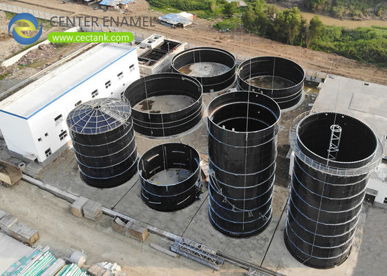 Flüssigkeitsdurchlässige Stahltanks mit Schrauben für Schüttgutlager