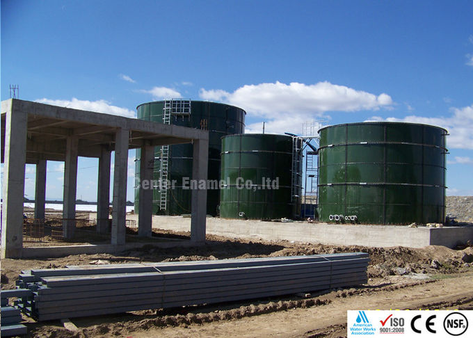 Großkapazitäts-GFS-Schraubbehälter aus Stahl für Abwasser 1