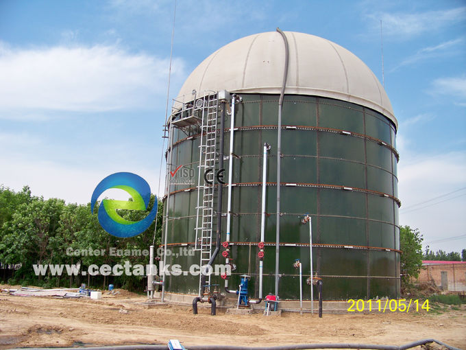 1 -4MW Biogas-Kraftwerk EPC schlüsselfertig BOT BTO Projekt-Service mit Glas fixiert zu Stahl Lagerung 1