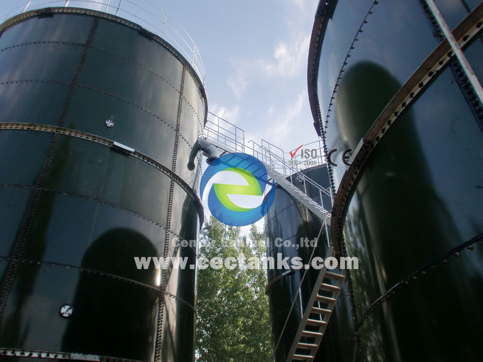 Kundenspezifische Größe Industrieller Lagerbehälter für industrielle Wasserbehandlung Ausgezeichnete Korrosionsbeständig 1