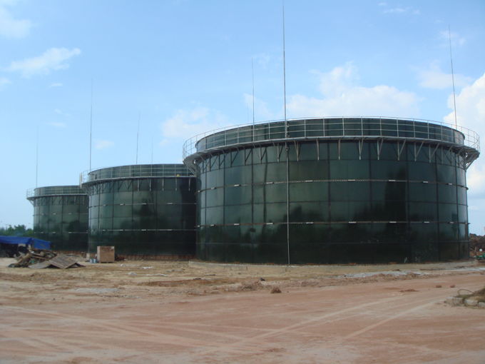 Anaerobes Verdauerglas mit Stahlverschluss Bautanks für die Biogas- und Abwasserbehandlung 0
