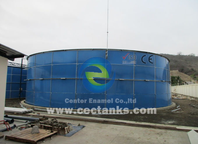 3 mm - 12 mm Dicke Glas-Geschmolzen Stahlbehälter für Wasserbehandlungsanlagen 0