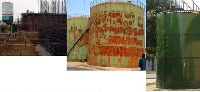 Dauerhafte Stahltanks mit Schrauben / 50000 Gallonen Wasserspeicher 0