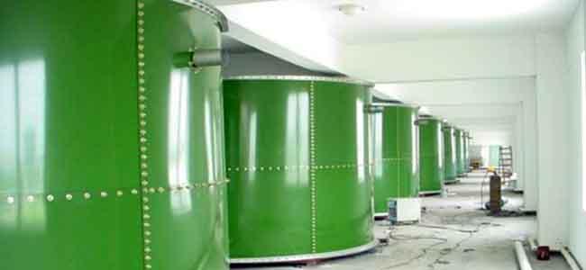 Dunkelgrüne Wasserspeicher für Brandsprinklersysteme ISO 9001 0