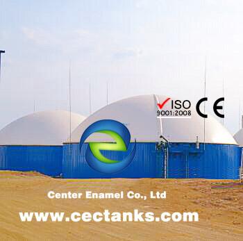 Glas - zu Stahl geschmolzener Tank / Biogasspeicher mit hoher Luftdichte 0