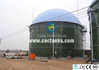 Biogasanlagen Glasfusionstanks aus Stahl als anaerober Mischreaktor