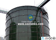 Trinkglasbeschichtete Stahltanks / Wasserspeicher mit Aluminium-Flachdach