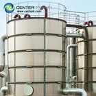 Zylindrischer Wasserbehälter aus Edelstahl für Biogasprojekte