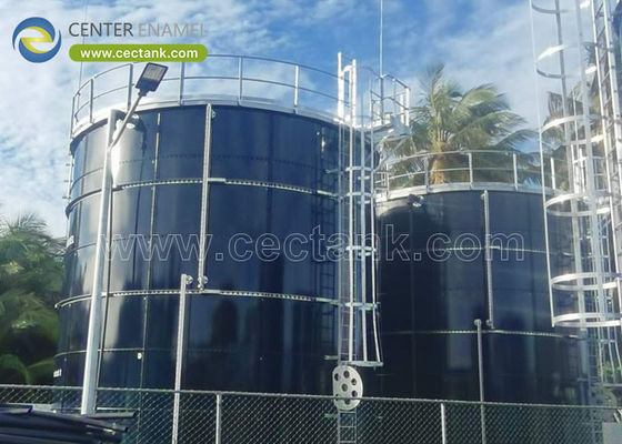 Erhöhung der Effizienz und Zuverlässigkeit AWWA D103/EN ISO28765 Standard-Glas-Stahl-Tank für industrielle Massenmassen