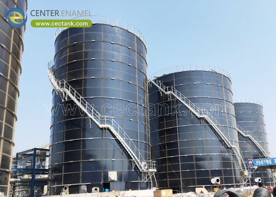 Bolted Type Glass Fused Steel Tank als Verdauer in der Abwasserbehandlung Anwendung verwendet
