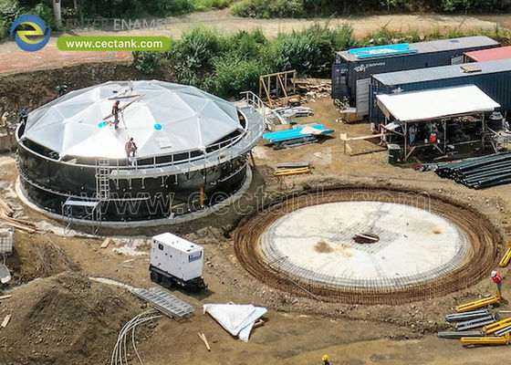 Optimierung von Schüttlageranlagen mit Zentrum-Emaill-Aluminium-Dom-Dächern