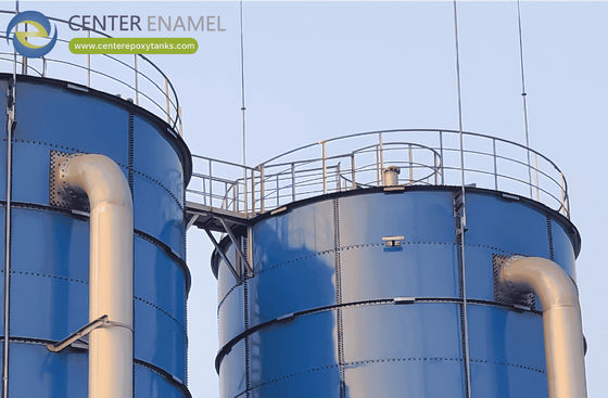 Dry Bulk Storage Epoxy beschichtete Stahlbehälter durch Zentrum Emaille