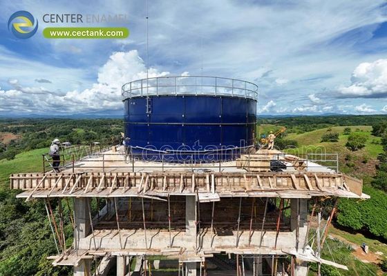 Langlebiger Glasverkleideter Wasserspeicher runder Tank mit bequemer Installation