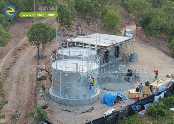 AWWA D103 Standardverzinkte Stahlbehälter zur Brandschutz-Wasserspeicherung