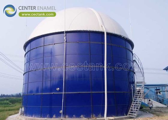 Biogasspeicher mit PVC-Doppelmembran-Gashalterdach: eine nachhaltige und zuverlässige Lösung für anaerobe Verdauungssysteme