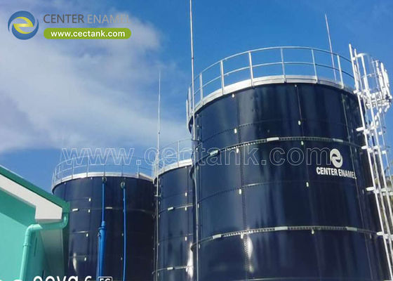 Korrosionsbeständige Lagertanks für Abwasserbehandlungsanlagen auf Deponien