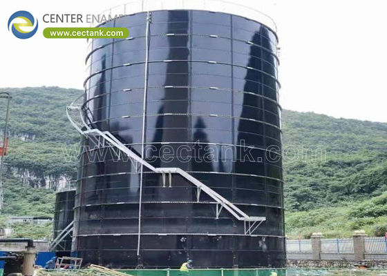 Einfache Konstruktion von Leachat-Speichertanks mit Aluminiumkuppeldach für einen verbesserten Schutz