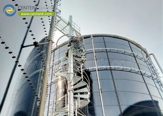 250,000 Gallonen Glasverkleidete Stahl Trockenmassenlager Silos mit NSF-Zertifizierungen: Eine zuverlässige Lösung für Massenlager