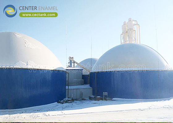 Zentralschmelz: Branchenführer mit Biogasspeichertanks mit einem Volumen von bis zu 60.000 m3