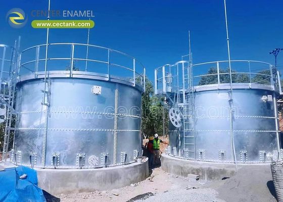 Warmgetränkte, galvanisierte, verschraubte Behälter