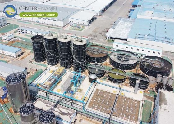 50000 Gallonen GFS Schraubbehälter für Industrieabwasser zur Abwasseraufbereitung: Eine zuverlässige Lösung für die Abwasserwirtschaft