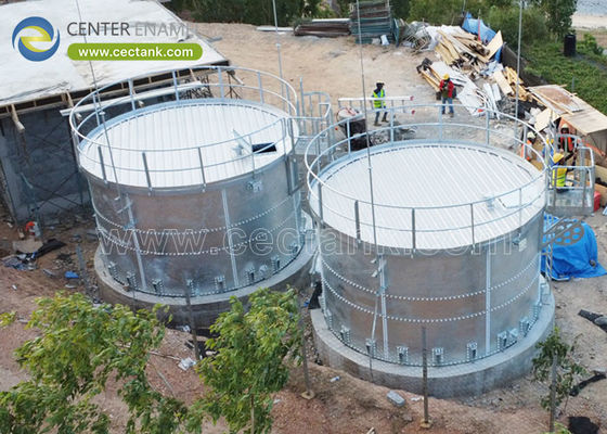 Glasfusion galvanisierter Stahlbehälter für zuverlässige und kostengünstige galvanisierte Stahlwasserlagerlösungen