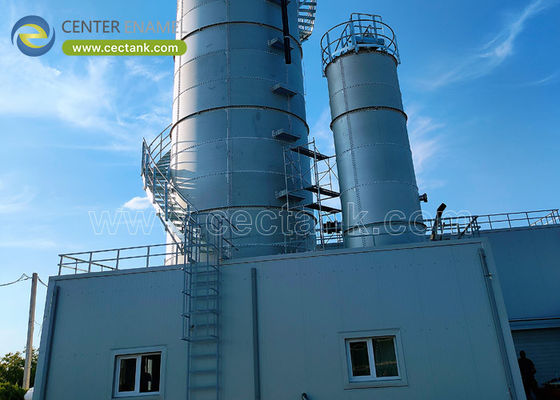 Präzisionsgefertigter Edelstahltank für Biogasfermentationsanlagen