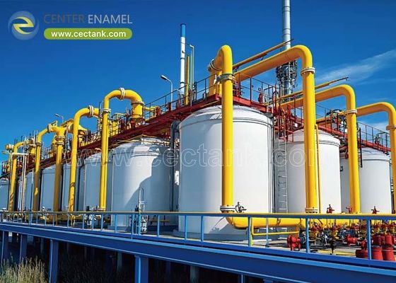 Errichtet für den letzten Zentrum Emaille Schweißstahltanks unübertroffene Haltbarkeit und Langlebigkeit für die Rohöl-Speicherung