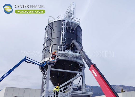 Custom 100 000 Liter Glas-Fusions-zu-Stahl-Tank aus dem Zentrum Emaille Ihre ultimative Silo-Lösung
