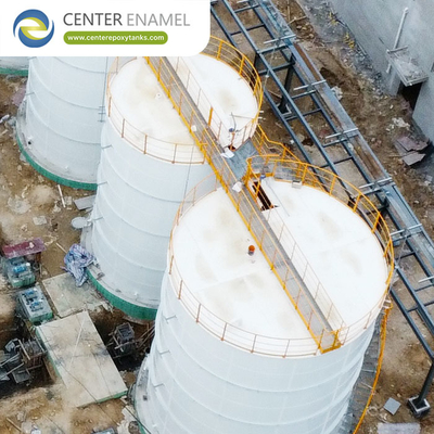 Robuste, epoxidbeschichtete Stahl-Deponie-Sickerwassertanks für die sichere Eindämmung von Deponie-Sickerwasser