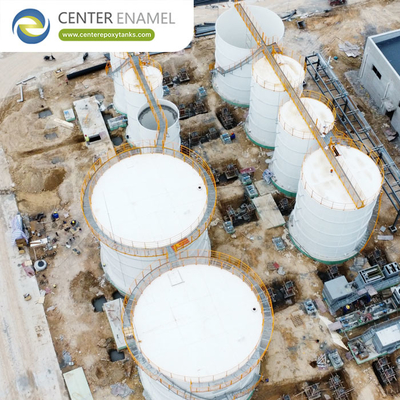 Sichere, epoxidbeschichtete Stahl-Biogasspeichertanks, die eine sichere Eindämmung für gesammeltes Biogas gewährleisten