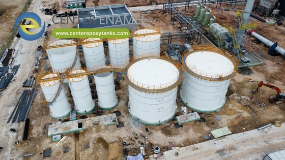 Epoxidbeschichtete Stahl-Schraubtanks für Hühnerkot-Biogasfermenter: Verwandelt Geflügelabfälle in Biogas