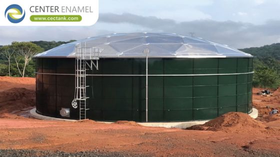 Aluminium-Kuppeldächer für Brennstofföltanks - Center Enamel