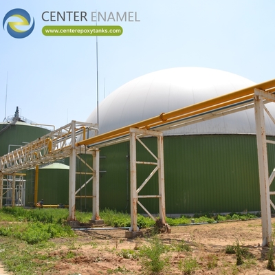 Biogasbehälter für Brauereien und Lebensmittelverarbeitung: Der Hauptbehälter für die Biogasverbrennung.