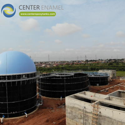 Biogasbehälter für Biogasanlagen: Der Hauptbehälter für die Biogasgewinnung.