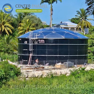 Mit Fusions-Bonding-Epoxidharz beschichteter Tank für die Trinkwasserspeicherung: Eine sichere Lösung mit hoher Integrität für die Trinkwasserinfrastruktur.