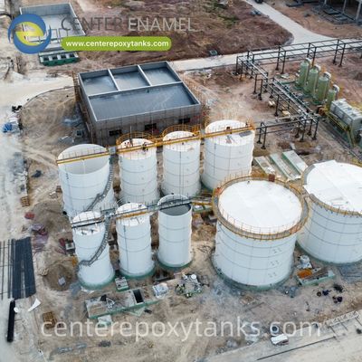 FBE-beschichteter Tank zur Abwasserbehandlung von Stärke - stellt eine dauerhafte Lagerung von Abwässern mit hohem BOD-Gehalt aus der Stärkeproduktion sicher.