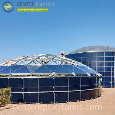 Aluminum Dome for Fire-Fighting Water Storage Tanks: Protects the Required Water Capacity from Evaporation and Algae