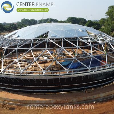 Aluminiumkuppeldach für geschweißte Dieselspeicher aus Edelstahl: Minimiert die Treibstoffverdampfung und verhindert, dass Regenwasser die Treibstoffstabilität beeinträchtigt