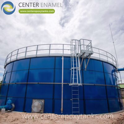 Epoxy-Bonded Steel Bolted Tanks als Abwasserbehälter für Milchbetriebe: bietet eine hygienische und robuste Lösung für den Abfluss von Milch.
