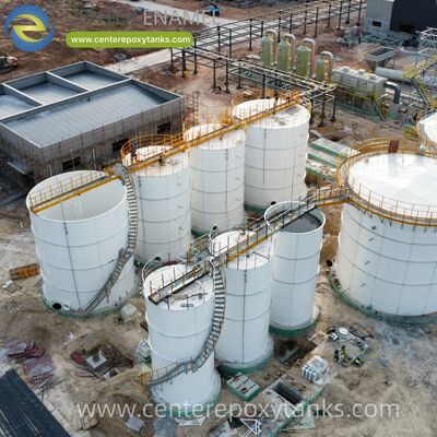 Schraubwasserspeicher als Klärungsbecken: Erleichtert den Absetzprozess bei der Wasserbehandlung mit einer stabilen modularen Struktur.